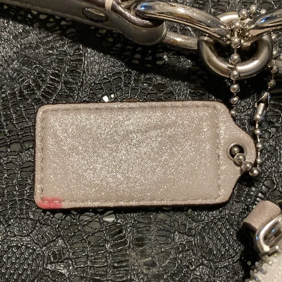 Coach Kristen Iridescent Sequins Tan Shoulder Bag Purse✨✨ - Picture 10 of 10